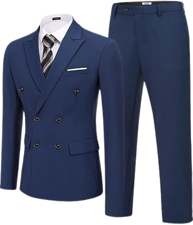 2 Piece Double Breasted Suit