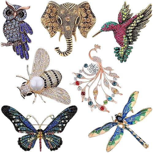 Insect Elegant Flower Pins Brooches Bulk for Women Girls