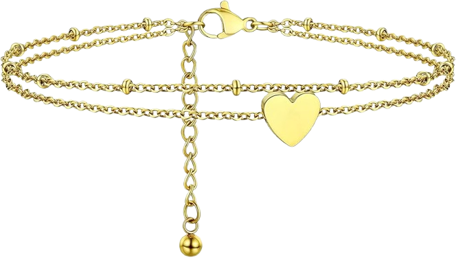 Stainless Steel Chain Anklets for Women,