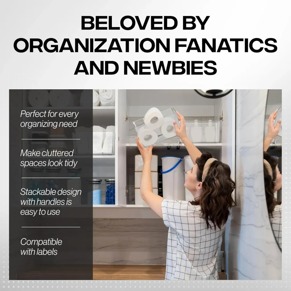  Plastic Storage Bins and Kitchen Organizers 